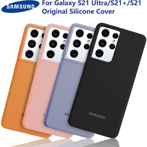 Original Samsung official silicone protective case for Galaxy S21 Ultra 5G S21 Plus 5G S21 Silicone protective case