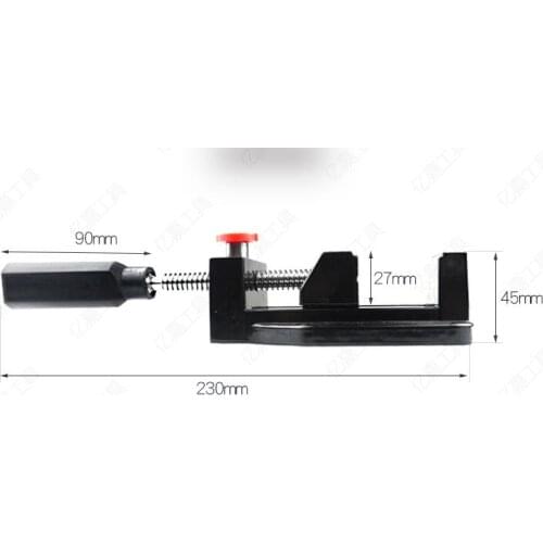 Aluminum alloy light quick flat pliers Bench vice Open 0-70MM NO.C0393