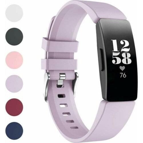 For Fitbit Inspire/Inspire HR Silicone Watchbands Soft Silicone Sport Watch Wrist Band Fashion Replacement Strap Accessories