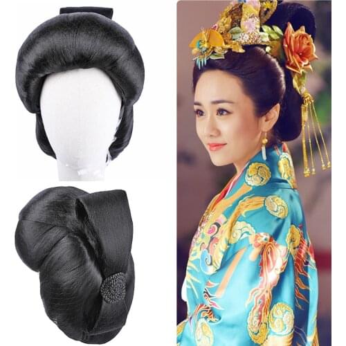 Japanese Geisha Cosplay Hair Japanese Traditional Hair Products Women Ancient Princess Kimono Headwear Studio Photography