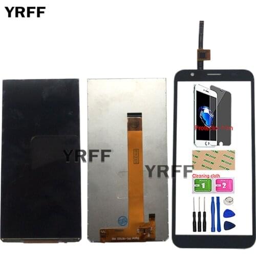LCD Display For Doogee X55 LCD Display Screen + Touch Screen Digitizer Panel Sensor 5.5'' Mobile Phone Tape Tools Protector Film