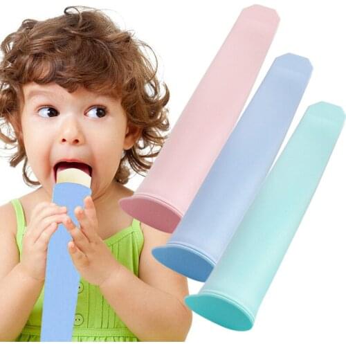 1PC Hot Sales DIY Ice Cream Ice Mold Silicone Mold Silicone Handheld Popsicle Mold Tray Silicon Molds For Ice Cream Dropshipping