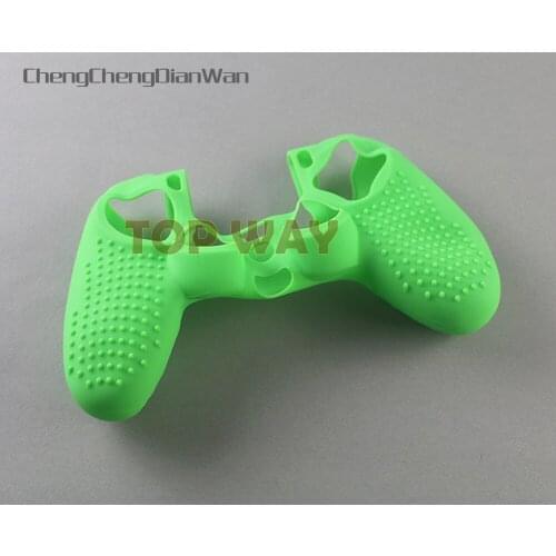 2pcs/lot For playstation 4 PS4 Gamepad Silicone Cover Skin Case ChengChengDianWan