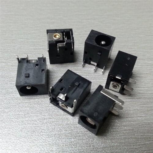 20PCS DC-044 DC Power Jack Socket dc connector Adapter interface 044 DC044 5.5*2.1mm Supply Jack Socket Panel Mount plug