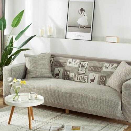 Anti-dirty Spandex Print Sofa Cover Universal Flexible Elastic Sofa Case Slipcover for Different Sofa Housse de chaise