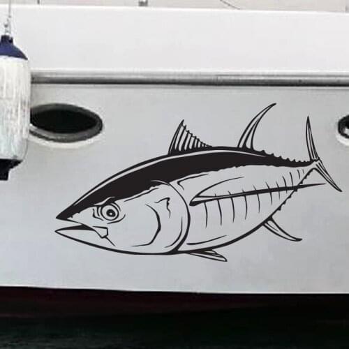 Go Fishing Sticker Tuna Hunter Decal Bucket Tackle Shop Fishhook Fish Tank Boat Box Car Vinyl Fishing1004
