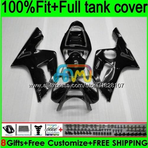 Injection For KAWASAKI ZX 636 6R 6 R 600CC ZX600 ZX636 137BS.108 ZX-636 Black grey ZX-600 ZX-6R 2003 2004 ZX6R 03 04 Fairings