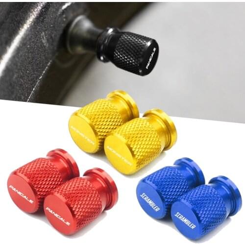 For DUCATI MONSTER 600 620 848 696 796 1200 1100 SCRAMBLER 400 800 Panigale V4 V4S V4R 1199 959 899 CNC Wheel Tire Valve Caps