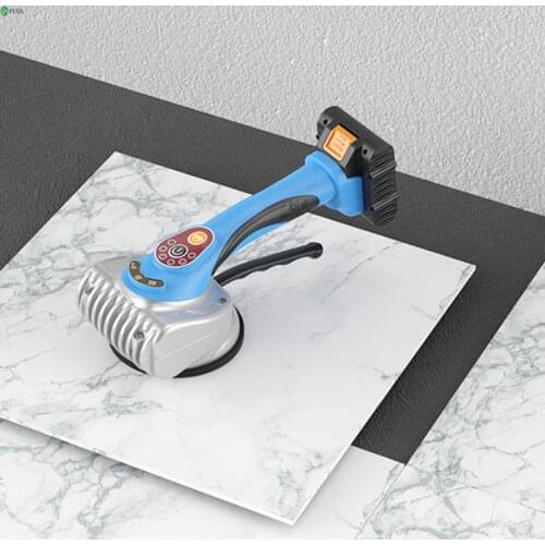 Adjustable Tiling Tiles Machine Vibration Portable Floor Wall Tiles Adsorption Tiling Tools Construction Tools with Battery