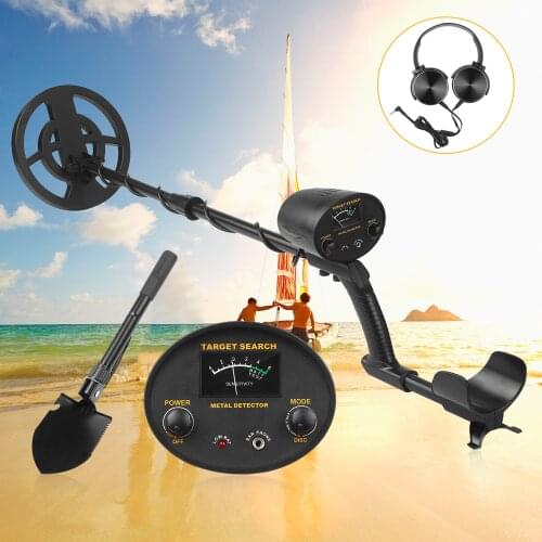GT6300 Metal Detector Dual Mode High-Accuracy Metal Finder Waterproof Search Coil Adjustable Stem Low Battery Indicator Easy