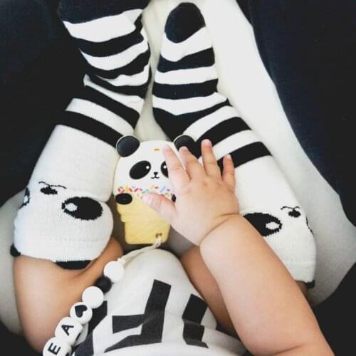 Lovely Cartoon Fox panda Baby Socks Knee High Girls Boys Toddler Socks Long Tube Animal Infant Soft Cotton Socks Kids 0 to 3 y