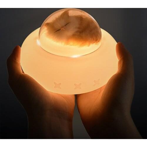 Cute Silicone LED Night Light For Baby Kids Children Bedroom Touch Sensor Nursery Lamp Decoration Room Decor Holiday Gift Toy