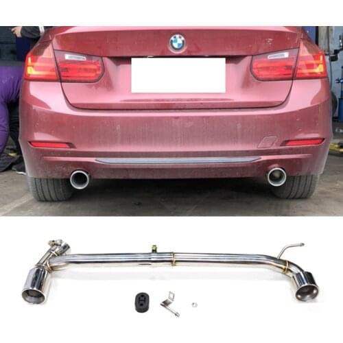 1 set carbon fiber exhaust tip fit for BMW F30 exhaust pipe car exhaust for 320i 318i M sport muffler tip
