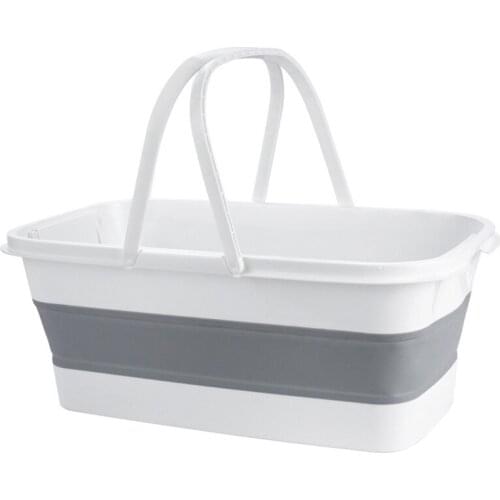Portable Rectangular Foldable Bucket Household Compressed Fishing Retractable 94PF