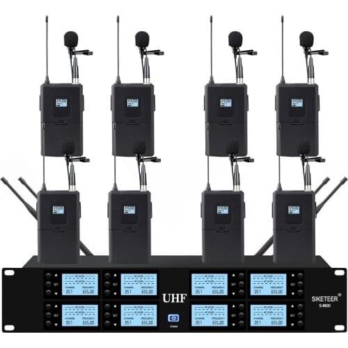 Professional wireless microphone lavalier microphone suitable for church school performances condenser microphone wireless