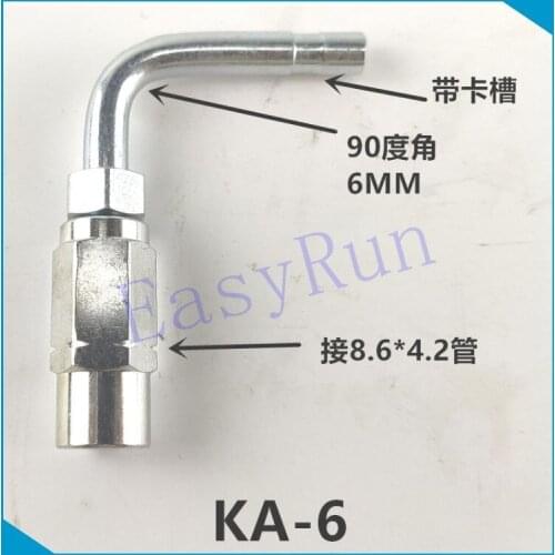 Hydraulic hose repair - AC hose and fittings by Automotive Hose 8.6*4.2 6MM With slot