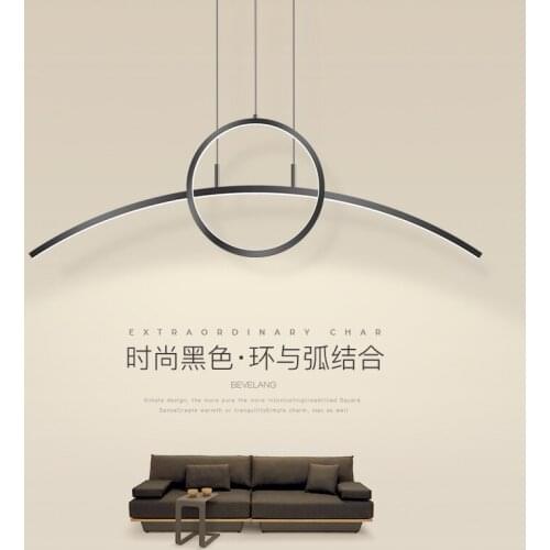 Modern led iron light fixtures deco chambre lustre pendente kitchen dining bar chandelier pendant lights living room