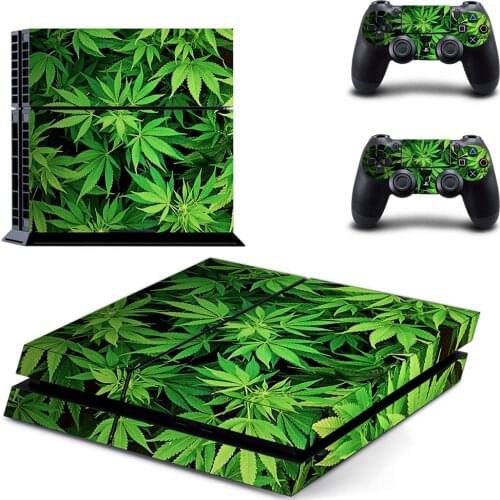 Leaf Style PS4 Skin Sticker for Playstation 4 Console & 2 Controllers Decal Vinyl Protective Skins Style 13