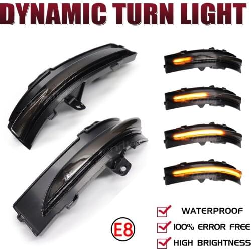 1Pair For Ford EDGE 2015 2016 2017 2018 2019 Led Dynamic Side Marker Turn Signal Light Sequential Blinker Light Car Accessories