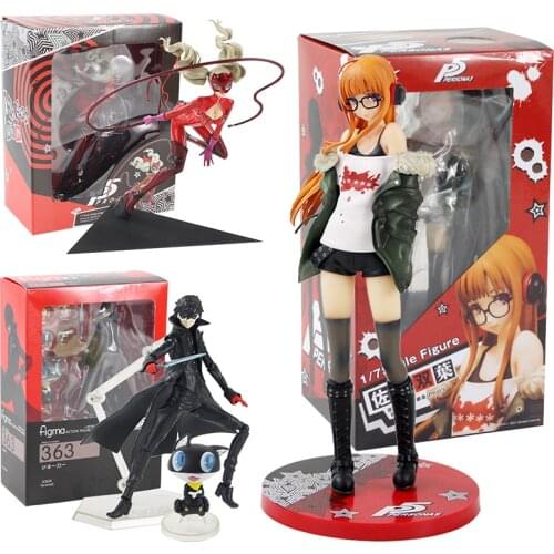 3styles 16-24cm Persona 5 Anne Takamaki Shujinkou Morgana Joker Futaba PVC Action Figure Model Toys