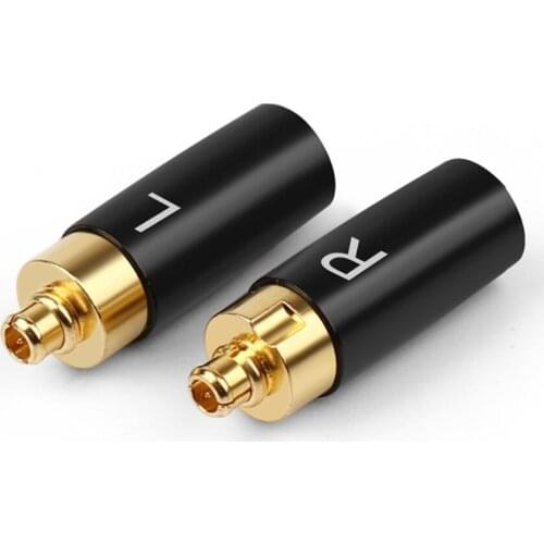 5pair Minijack MMCX Pin Male Audio Connector For DN2002 DK-3001es10 ue900 se535 Earphone Plug Gold Plated Adapter DIY