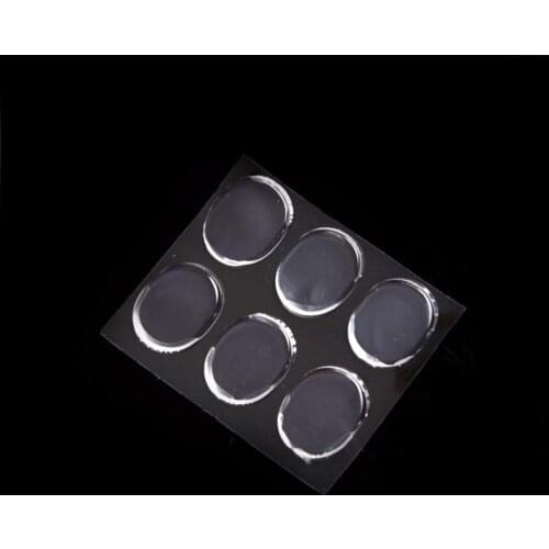 6pcs/sheet Gel Heel Grips Silicone Insoles Insert Anti Slip Gel Pads Forefoot Protector Heels Rubbing Cushion Pads