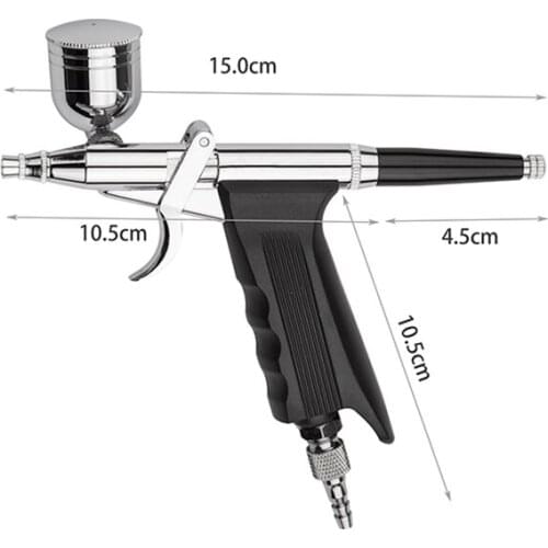 Dual Action Airbrush Spray Gun Air Compressor Kit Art Painting Tattoo Manicure Craft Cake Spray Model Air Brush Nail Tool Set