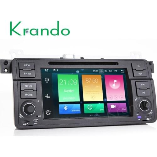 Krando Android 8.0 7'' car radio for BMW E46 M3 1998-2005 for MG ZT 01-04 gps navigation player Steering wheel control