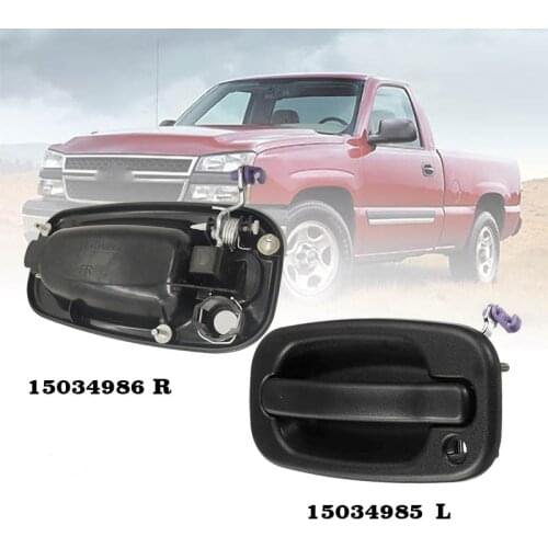 Car Outside Exterior Door Handle for Chevrolet Avalanche 1500/Silverado 2500 15034985 15034986 Car Door Handles Auto Accessories