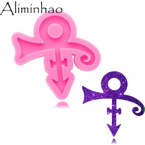 DY0572 Shiny Plain Anchor Keychain Mold Resin Silicone Mould Craft for DIY Necklace Making Jewelry Tools