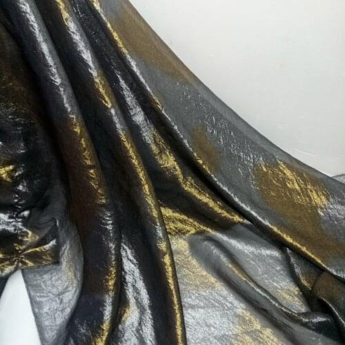Bronzing Fabric For Cosplay Dress Chiffon shiny silky thin magic fabric bronzing wedding costume DIY 1M/lot