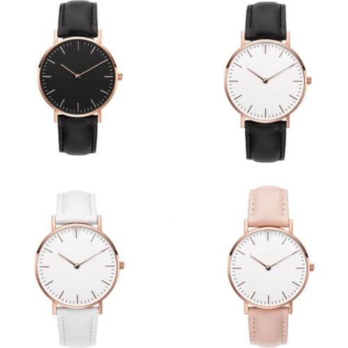 Luxury Fashion Watch Women Leather Watch Ladies Simple Quartz Bracelet Wrist Watch Womens Clock Womens Watch