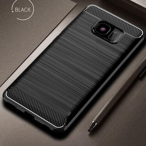 For Samsung Galaxy S7 Edge S8 S9 Case Carbon FIber Cover Shockproof Phone Case For Samsung S6 S6Edge Cover Full Protection Shell