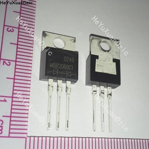 10Pcs/ lot MBR2060CT MBR2060 Schottky Diodes & Rectifiers 20A 60V TO-220 New Original Product