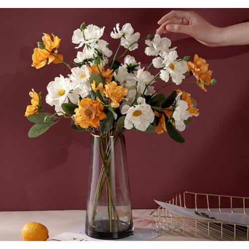 Chrysanthemum Non-woven Fabrics Flower Bouquet Artificial Flowers high quality valentines home decoration accessories wedding