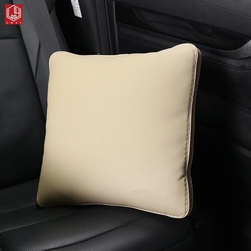 LE YI for ALPHARD/ Vellfire 2015 2020 black Car air conditioner being pillow Car modification Suede Auto parts Car Accessories