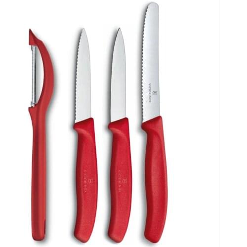 Victorinox Paring Knife and Peeler Original Swiss Made 4 Pieces Set
