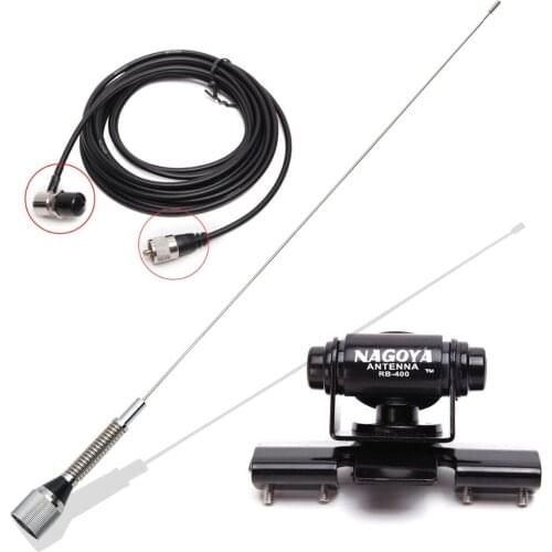 NAGOYA NL-144SP UHF 144MHz 2.15dBi 100W PL259 Antenna for Yaesu ICOM Kenwood TYT QYT KT-8900D Baojie BJ-318 Mobile Radio
