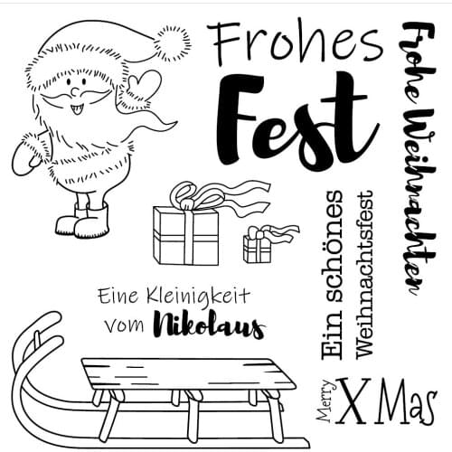 German Transparent Clear Stamp for DIY scrapbooking/Card Making C677