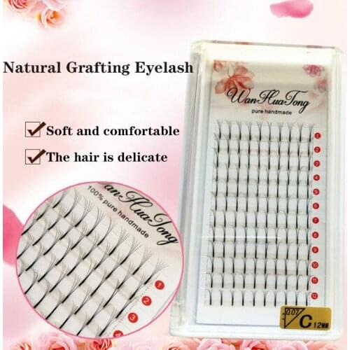 NEW 5D Russian Volume Eyelashes Extension Long Stem Pre made Fans Ccurl Mink Lash Eyelash Individual Extensions Makeup Tools