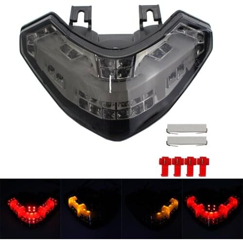 E-Mark Motorcycle Rear Taillight Tail Brake Turn Signals Led Light For DUCATI Multistrada 1200 / 1200S 2010 2011 2012 2013-2015