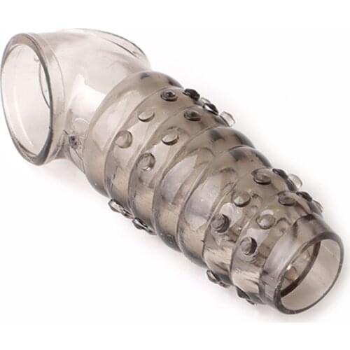 Vibration Ring Cock Ring Penis Clitoris Stimulate Delay Ejaculation Male Adults Product Sex Toy Crystal Clear Condom for Couple