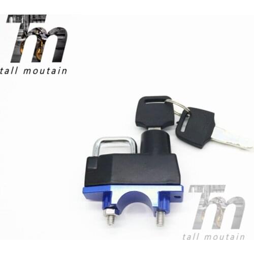 Helmet Lock For YAMAHA XT225 SEROW TTR250 TW200 XT660 R/X XT1200Z YFM 450/400/350 KODIAK Motorcycle Accessories Handlebar Clamp