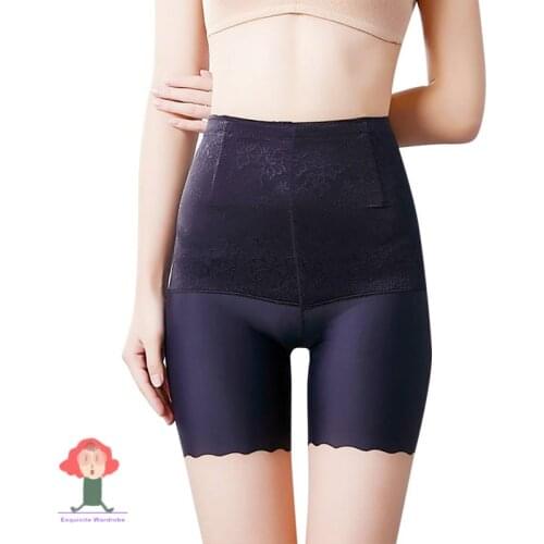 Women Body Shaper Butt Lifter Panty Tummy Control ShortsMid Thigh Slimmer Shapewear HighWaist Seamless IceSilkBellyPantiesКорсет