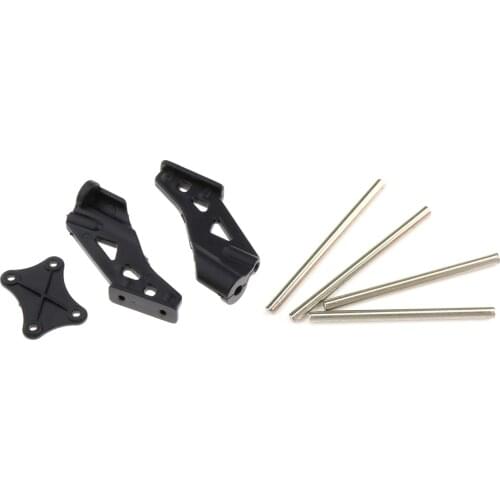 1set 144001 1258 Tail Fixed Parts Tail Wing Firmware Fittings Set for Wltoys 144001 & 1 Set Swing Arm Shaft 144001-1276