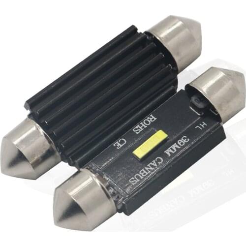 10pcs CSP Chips Canbus C5W C10W Led Bulb 31mm 36mm 39mm 41mm Car Festoon Light Interior Dome Reading Lights 6000K Pure White