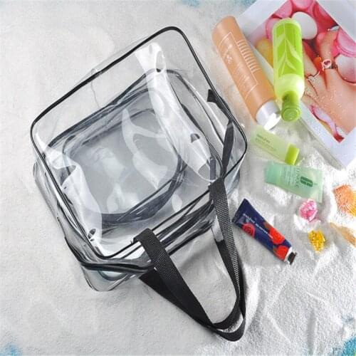 2020 PVC Cosmetic Bag Waterproof Women Make Up Case Travel Clear Makeup Beauty Wash Organizer Bath Toiletry