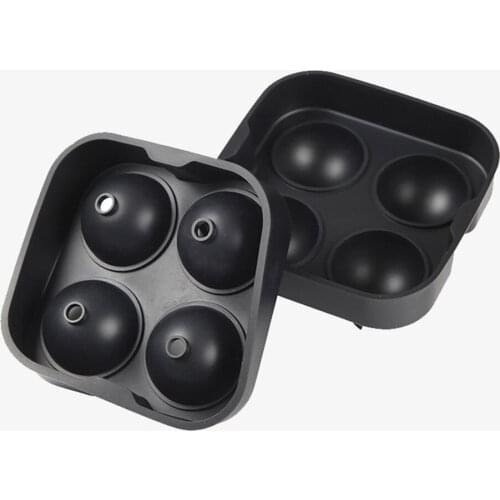 3PCS Silicone Big Ice Hockey Mold Round Chocolate Ice Cream Mould Tray DIY Bar Household Ice Maker Easy To Demold Tool