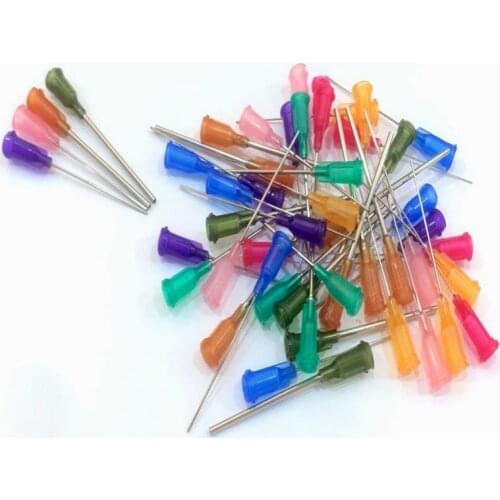 30pcs 14G 15G 18G 20G 21G 22G 23G 25G 1.5 Inch Dispensing screw Needles Tips for Liquid Dispenser Syringe