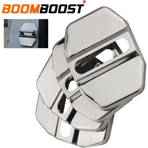 4 pcs/set rust proof Car Interior door lock cover door cover Cover Sticker dust-proof stainless steel For Jeep Cherokee